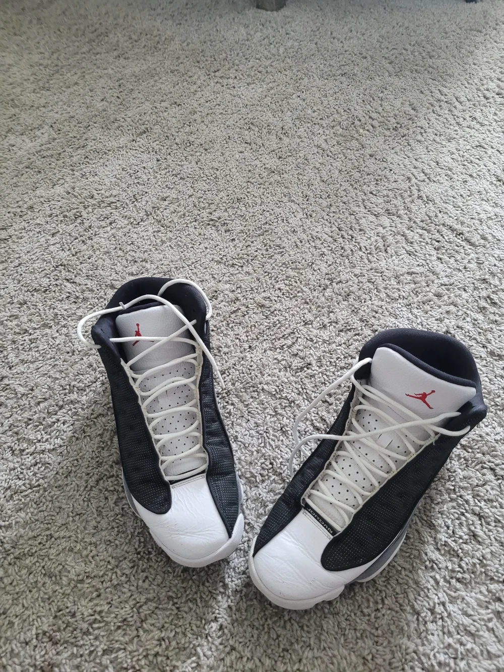 Nike Air Jordan 13 Retro Low-Top Sneakers - White, Black, Gray